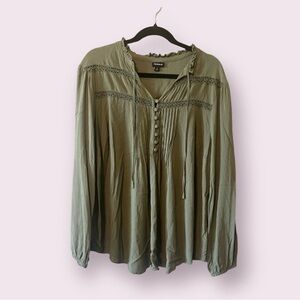 Women’s Olive Green Torrid Top